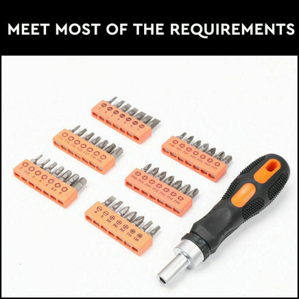58Pc Ratchet Screwdriver Bits Set Nut Driver Setter Hex Torx Key Phillips Slot Kings Warehouse 
