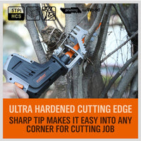 5Pc 300mm Reciprocating Saw Blades 5TPI Wood Timber Pruning Tool W/T Case Kings Warehouse 