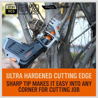 5Pc 9" / 240mm Reciprocating Saw Blades 5TPI Wood Timber Pruning Tool W/T Case Kings Warehouse 