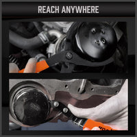 5Pc Oil Filter Wrench Set Swivel Grip Steel Belt Spanner Universal Filter Remove Kings Warehouse 