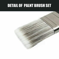 5Pc Paint Brushes Set Artist Acrylic Staining Home Garden Painting Handy Tool Kings Warehouse 