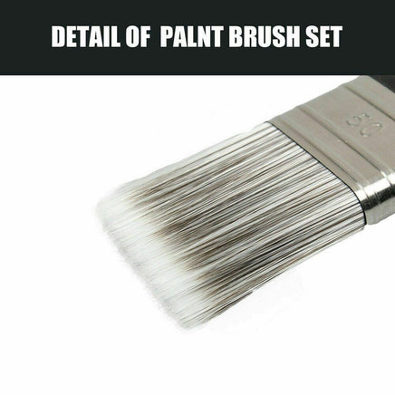 5Pc Paint Brushes Set Artist Acrylic Staining Home Garden Painting Handy Tool Kings Warehouse 