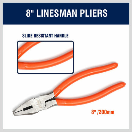 5Pc Pliers Set Diagonal Linesman Long Nose Groove Joint Slip Joint Pliers Kings Warehouse 
