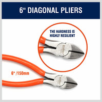 5Pc Pliers Set Diagonal Linesman Long Nose Groove Joint Slip Joint Pliers Kings Warehouse 