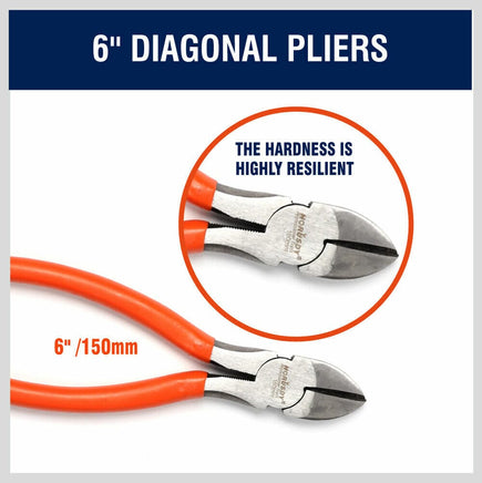 5Pc Pliers Set Diagonal Linesman Long Nose Groove Joint Slip Joint Pliers Kings Warehouse 