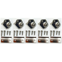 5PCS Push Button Drawer Cupboard Door Catch Lock Caravan Van Cabinet Latch Knob Kings Warehouse 