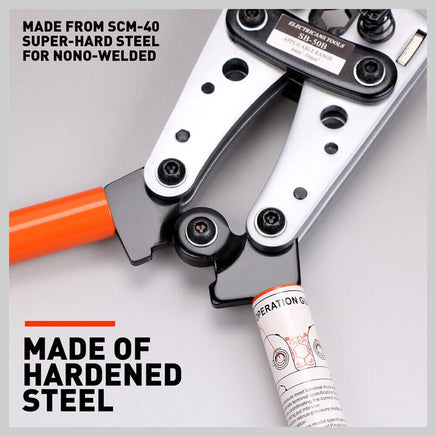 6-50 mm2 Wire Crimper Cable Crimp Electric Tube Crimping Hand Tool Battery Lug Kings Warehouse 