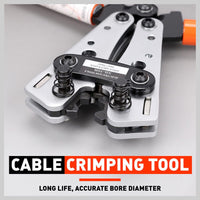 6-50 mm2 Wire Crimper Cable Crimp Electric Tube Crimping Hand Tool Battery Lug Kings Warehouse 