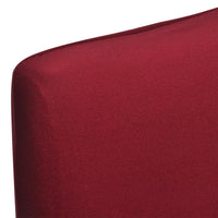 6 pcs Bordeaux Straight Stretchable Chair Cover Kings Warehouse 