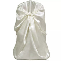 6 pcs Cream Chair Cover for Wedding Banquet Kings Warehouse 