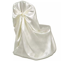 6 pcs Cream Chair Cover for Wedding Banquet Kings Warehouse 