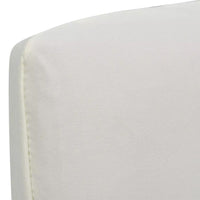 6 pcs Cream Straight Stretchable Chair Cover Kings Warehouse 