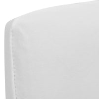 6 pcs White Straight Stretchable Chair Cover Kings Warehouse 