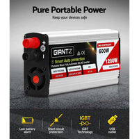 600W Puresine Wave DC-AC Power Inverter Kings Warehouse 