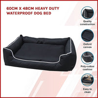 60cm x 48cm Heavy Duty Waterproof Dog Bed Kings Warehouse 