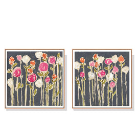 60cmx60cm Laurels Lollies 2 Sets Wood Frame Canvas Wall Art Kings Warehouse 