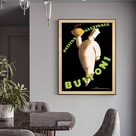 60cmx90cm Buitoni Black Frame Canvas Wall Art KingsWarehouse 