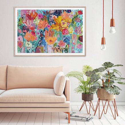 60cmx90cm Carrie Schmitt Wood Frame Canvas Wall Art Kings Warehouse 