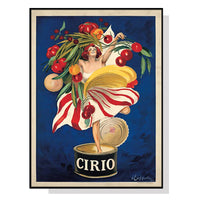 60cmx90cm Cirio By Leonetto Cappiello Black Frame Canvas Wall Art Kings Warehouse 