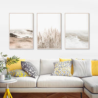 60cmx90cm Coastal Beach 3 Sets Wood Frame Canvas Wall Art Kings Warehouse 