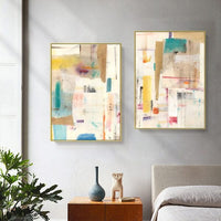 60cmx90cm Sonder By Jean Kenna 2 Sets Gold Frame Canvas Wall Art Kings Warehouse 