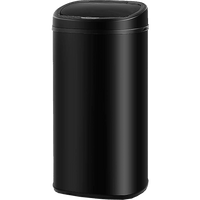 68L Motion Sensor Bin Automatic Stainless Steel Kitchen Rubbish Trash - Black Kings Warehouse 