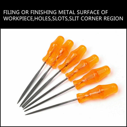 6Pc Mini Needle File Set Alloy Strength Steel For Wood Working Carving Craft Kings Warehouse 