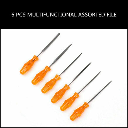 6Pc Mini Needle File Set Alloy Strength Steel For Wood Working Carving Craft Kings Warehouse 