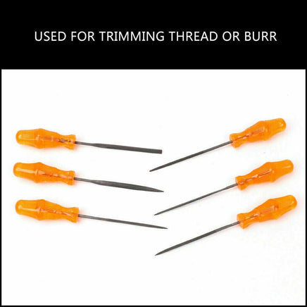 6Pc Mini Needle File Set Alloy Strength Steel For Wood Working Carving Craft Kings Warehouse 