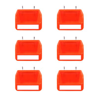 6Pc Pegboard Bins Peg Board Parts Storage With Steel Hooks Tools Organiser Tray Kings Warehouse 