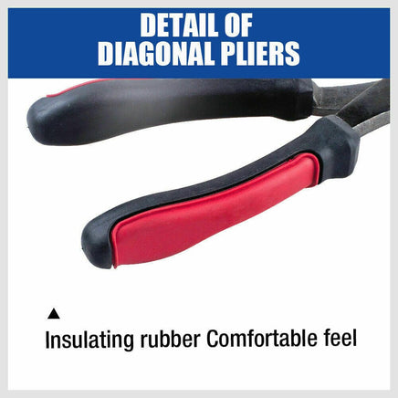 7" Flush Side Cutter Diagonal Cut Pliers Plastic Nippers Cutting Insulated Tool Kings Warehouse 