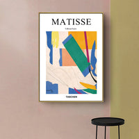 70cmx100cm Abstract colour by Henri Matisse Gold Frame Canvas Wall Art Kings Warehouse 