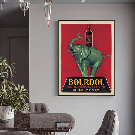 70cmx100cm Bourdou Black Frame Canvas Wall Art Kings Warehouse 