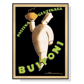 70cmx100cm Buitoni Black Frame Canvas Wall Art KingsWarehouse 