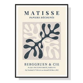 70cmx100cm Henri Matisse Black Frame Canvas Wall Art Kings Warehouse 