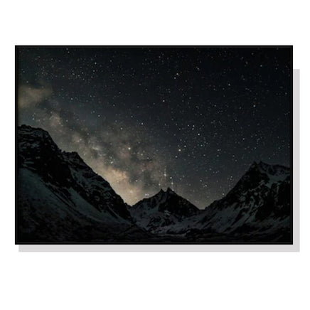 70cmx100cm Night Court Black Frame Canvas Wall Art Kings Warehouse 