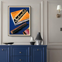 70cmx100cm Splendid Black Frame Canvas Wall Art KingsWarehouse 