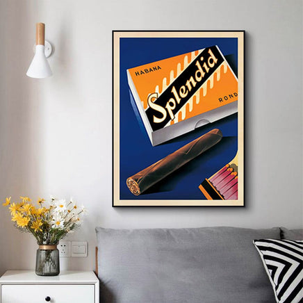 70cmx100cm Splendid Black Frame Canvas Wall Art KingsWarehouse 