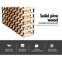 72 Bottle Timber Wine Rack Kings Warehouse 