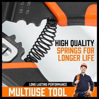 8" Wire Stripping Tool Wire Cutter Hand Crimping Pliers Strip Cutter Insulated Kings Warehouse 