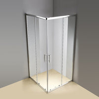 800 x 1000mm Sliding Door Nano Safety Glass Shower Screen By Della Francesca Kings Warehouse 