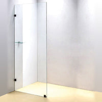 800 x 2000mm Frameless 10mm Safety Glass Shower Screen Kings Warehouse 