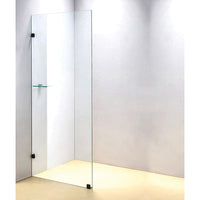 800 x 2100mm Frameless 10mm Safety Glass Shower Screen Kings Warehouse 