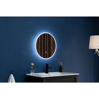 80cm LED Wall Mirror Bathroom Mirrors Light Decor Round Kings Warehouse 