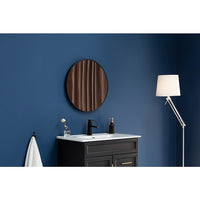 80cm Round Wall Mirror Bathroom Makeup Mirror by Della Francesca Kings Warehouse 