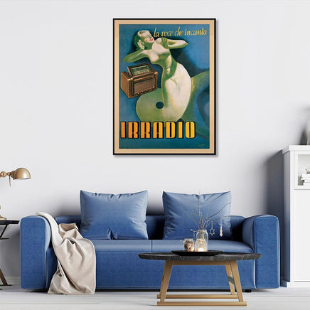 80cmx120cm Irradio Cinzano Black Frame Canvas Wall Art Kings Warehouse 