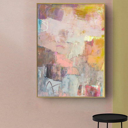 80cmx120cm Lann II Gold Frame Canvas Wall Art Kings Warehouse 