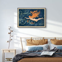 80cmx120cm Marchio Art Cycles Gladiator Black Frame Canvas Wall Art Kings Warehouse 