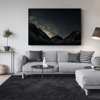 80cmx120cm Night Court Black Frame Canvas Wall Art Kings Warehouse 