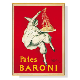 80cmx120cm Pates Baroni Pasta Gold Frame Canvas Wall Art KingsWarehouse 